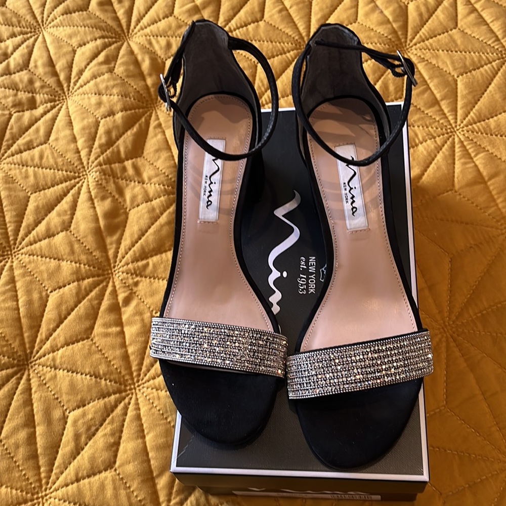 Nina block heel dress sandal - Picture 2 of 5